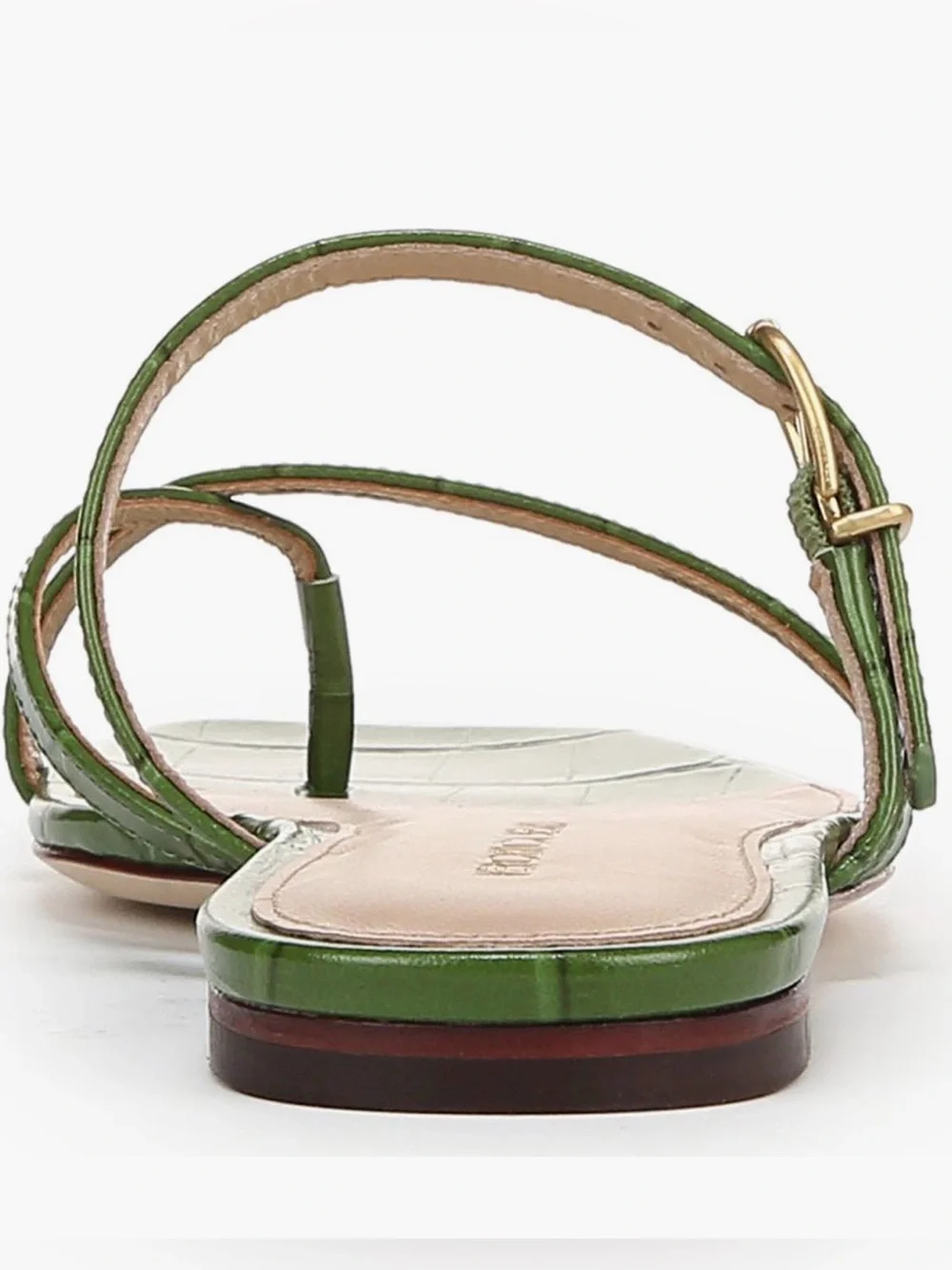 Veronica Beard Marthe Strappy Sandal in Lemongrass - Picture 7 of 9